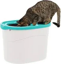 Iris USA Top Entry Cat Litter Box with Scoop