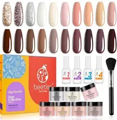 Easy Application - Beetles Dip Powder Nail Kit for Beginners in Modern Colors