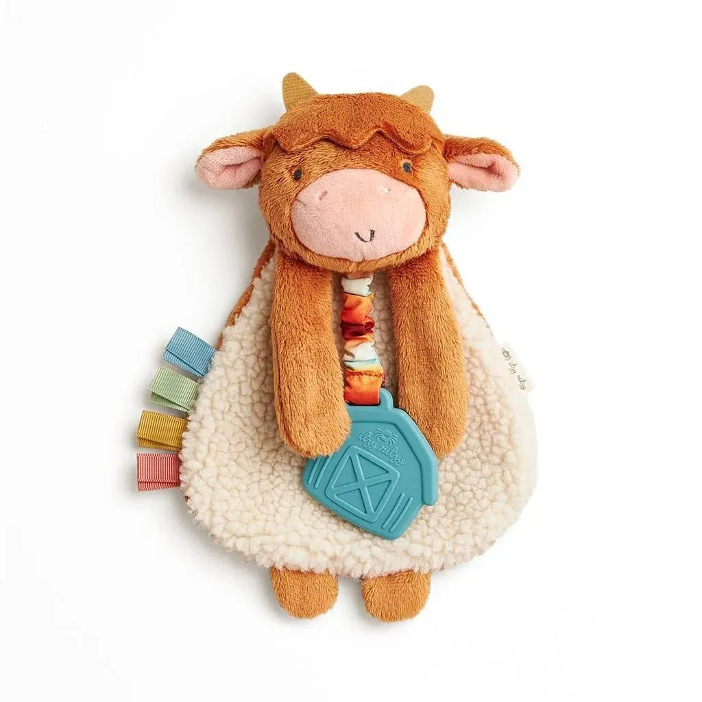 Itzy Ritzy - Highland Cow Itzy Friends Lovey Plush