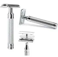 Mühle Traditional Black/Chrome Safety Razor (Closed Comb)