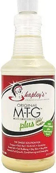 New! Shapley&#039;s ORIGINAL M-T-G Plus Horse mane &amp; tail conditioner 32 oz.