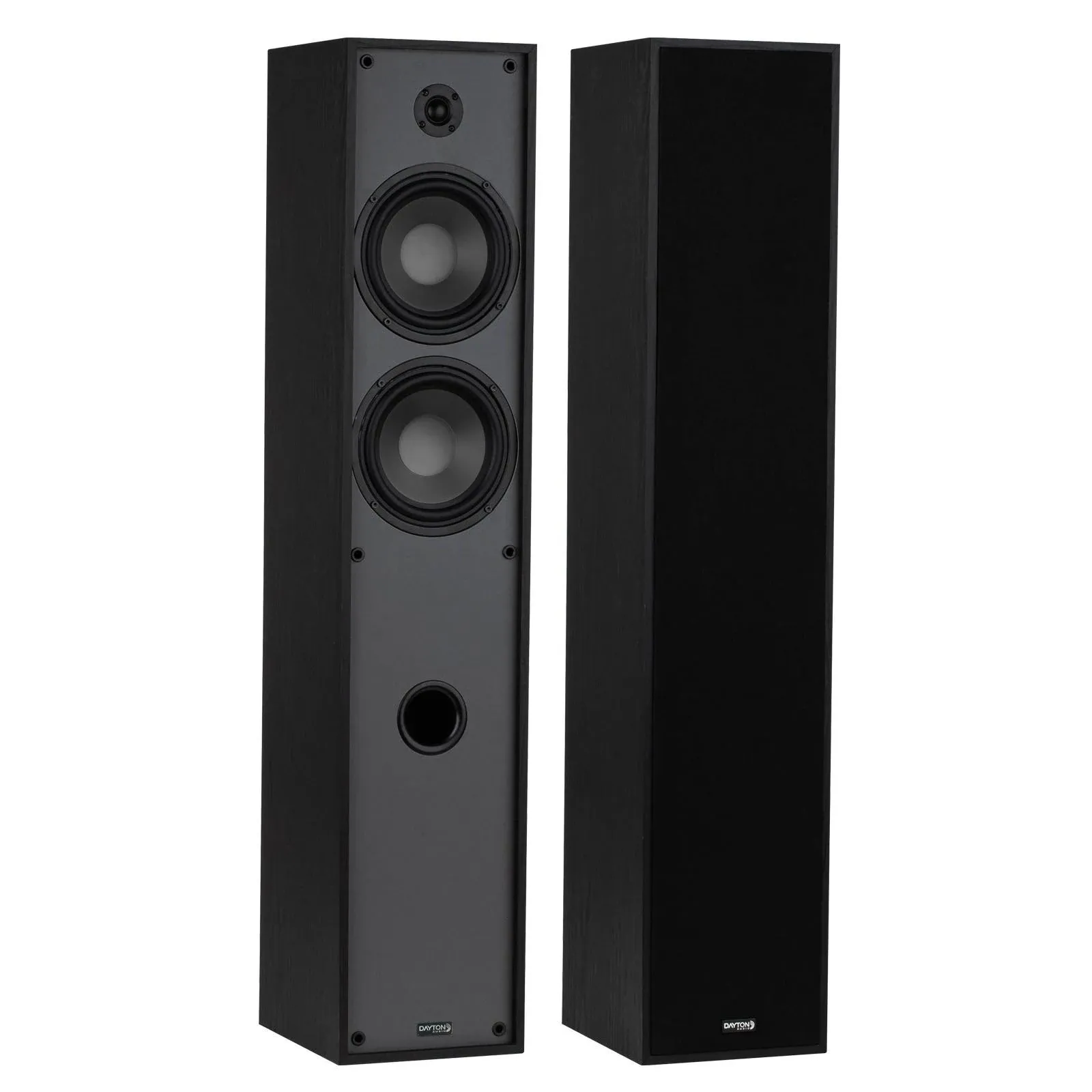 Dayton Audio Classic T65 Floor-Standing Tower Speaker Pair Black