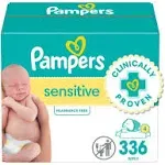 Pampers Baby Wipes Sensitive 336 ct