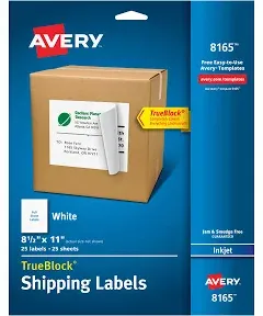 Avery TrueBlock Inkjet Shipping Labels