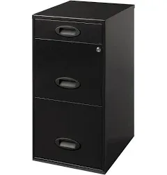 Realspace Soho 3-Drawer Organizer Vertical File Cabinet