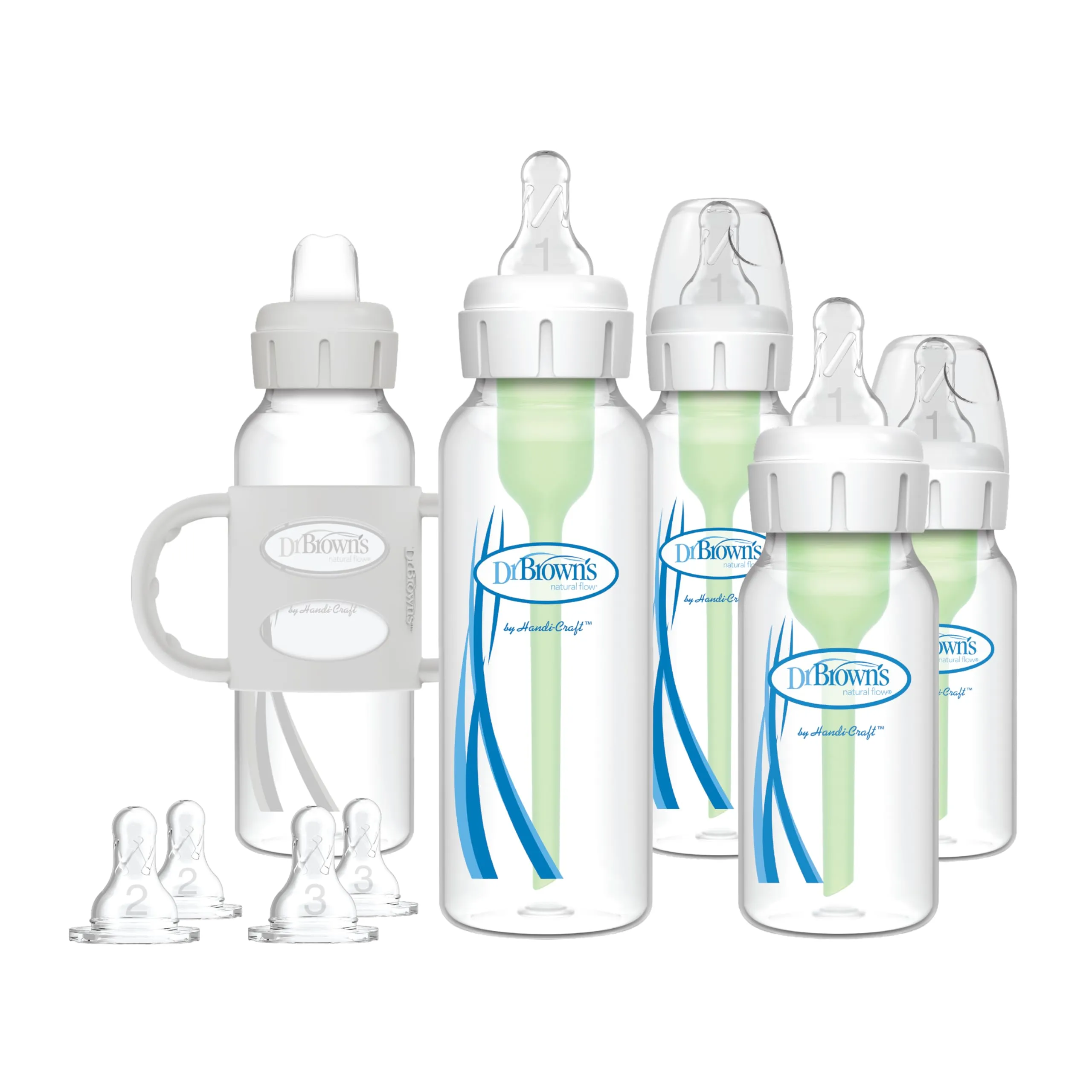 Dr. Brown's Natural Flow Anti-Colic Options+ Narrow Bottle to Sippy Gift Set