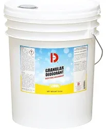 Big D Garbage Can Odor Eliminator Granular Deodorant Moisture Absorber, Lemon