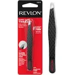 Revlon Slant Tip Expert Tweezer, Black