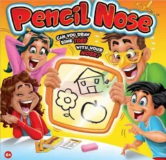 Pencil Nose Drawing Game by Fat Brain Toy Co. Board Games Sealed 