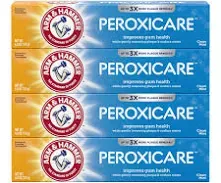 Arm &amp; Hammer Peroxicare Toothpaste, Clean Mint Flavor, Improves Gum Health, 6.0o