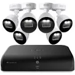 Lorex Fusion 4K 8MP 12 Camera Capable (8 Wired + 4 Wi-Fi) 2TB Wired DVR System with 6 Indoor/Outdoor Bullet Cameras - Active Deterrence, Color Night