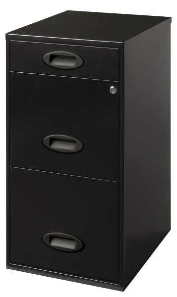 Realspace Soho 3-Drawer Organizer Vertical File Cabinet