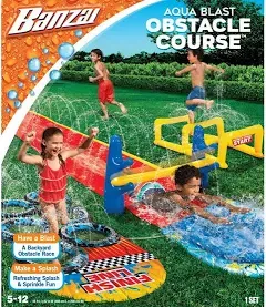 Banzai Aqua Blast Obstacle Course