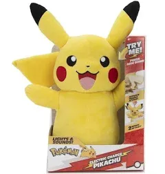 Pokemon Electric Charge Pikachu Plush Soft Toy - Boxed 12&#034;