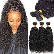 10A Brazilian Virgin Curly Hair Weave Bundles