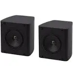 Monolith THX Certified Satellite Speakers (Pair) Compact Form Factor, Wall Mounting Keyhole, MDF Enclosures, Easy to Connect, for Home Theater Systems