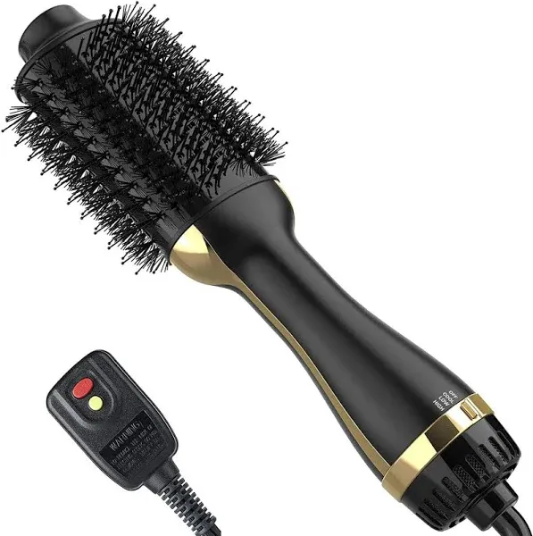 4-in-1 Styling Brush Hair Dryer Straightener