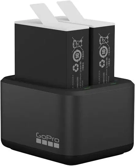 GoPro Dual Battery Charger + Enduro Batteries