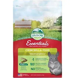 Oxbow Essentials Chinchilla Deluxe Chinchilla Food, 3-lb bag