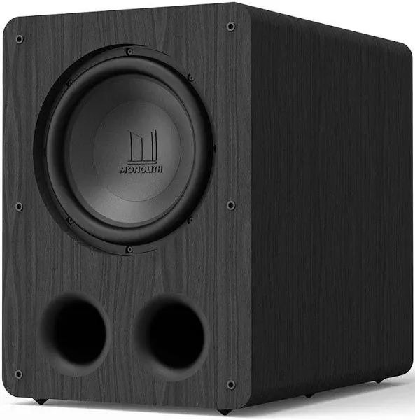 Monoprice Monolith M-10 V2 10-Inch THX Certified Ultra 500 Watt Powered Subwoofer Black