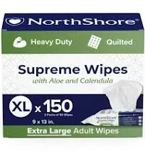 NorthShore Supreme Quilted Cleansing Wipes