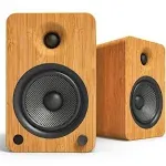 Kanto YU6 Powered Speakers with Bluetooth Bamboo