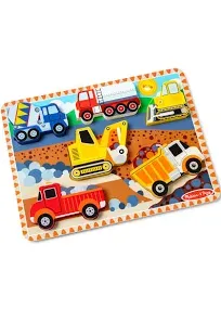 Melissa & Doug Construction Chunky Puzzle