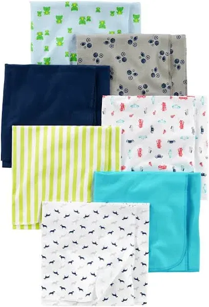 Simple Joys by Carter's Baby Unisex Flannel Receiving Blankets