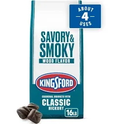 Kingsford Charcoal Briquets, with Classics Hickory - 16 lb