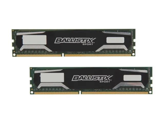 Ballistix Sport 16GB (2 x 8GB) DDR3 1600 (PC3 12800) Desktop Memory Model BLS2KIT8G3D1609DS1S00