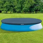 INTEX 28022E Pool Cover: For 12ft Round Easy Set Pools – Includes Rope Tie – ...