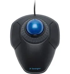 Kensington Orbit Trackball with Scroll Ring Two Buttons Black Kmw72337