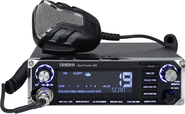 Uniden BEARTRACKER 885 Hybrid CB Radio/Digital Scanner