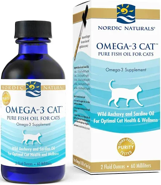 Nordic Naturals Omega 3 Pet EPA &amp; DHA Fish Oil For Dogs &amp; Cats 2 oz EXP 6/2026