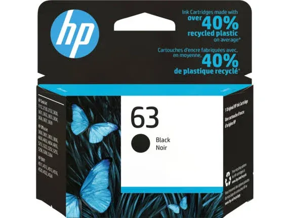 HP 63 Black Ink Cartridge