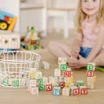 MELISSA & DOUG - Wooden ABC/123 Block Set, 50 Pieces