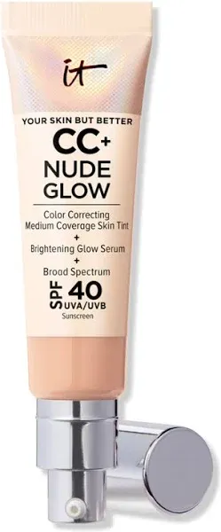 IT Cosmetics CC+ Nude Glow Lightweight Foundation SPF40 Fair Porcelain 32ml (1.08floz)