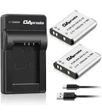 OAproda Battery and Rapid USB Charger for Nikon Coolpix S32, S33, S100