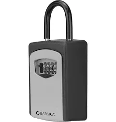 Barska Combination Key Lock Box with Door Hanger and Wall Mount