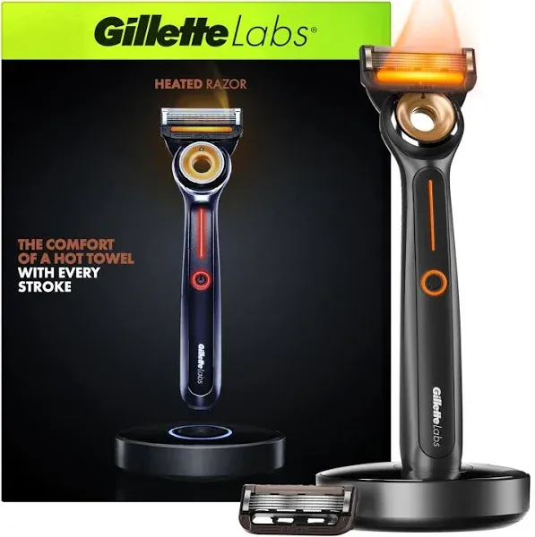 Gillette Labs Heated Razor Starter Kit - EU plug (2 cartridges + charging dock)