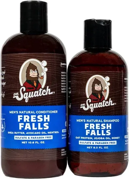 Dr. Squatch Fresh Falls Shampoo + Conditioner Hair Bundle