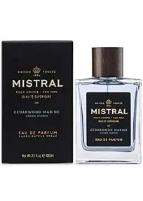 Mistral Men's Cologne, Bourbon Vanilla, Made in France, 3.4 oz, Size: 3.4 fl oz (Pack of 1)