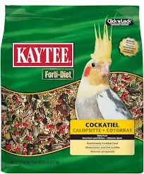 Kaytee Forti-Diet Bird Food, Cockatiel - 5 lb