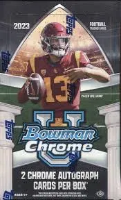 Bowman Chrome University Football Hobby Box