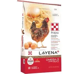 Purina Layena Plus Omega-3 Hen Feed