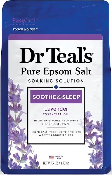 Dr Teal's Lavender Epsom Salt 1.36kg