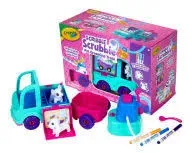 Crayola Scribble Scrubbie Pets Grooming Truck &amp; Toy Pet Playset, Age 3-6