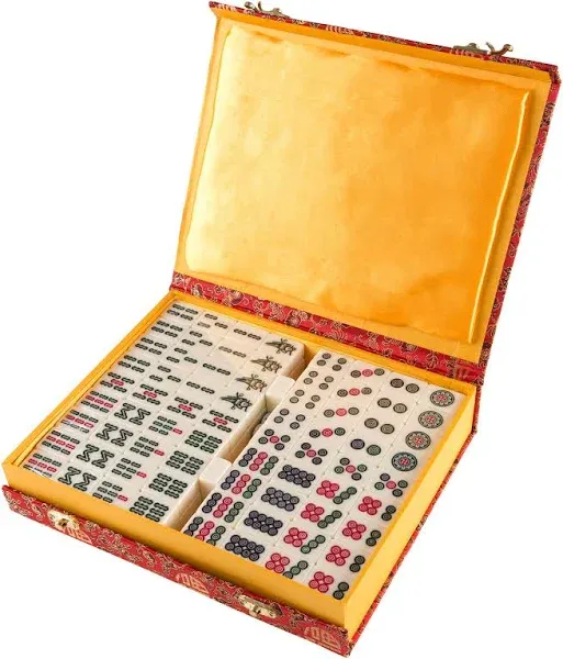 Hey! Play! Chinese Mahjong Game Set with 146 Tiles+Dice+Cas<wbr/>e  Item#1069