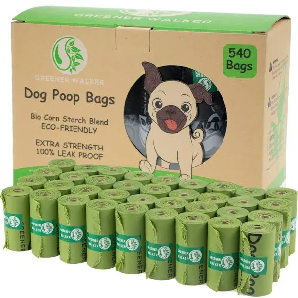 Greener Walker Poop Bags for Dog Waste