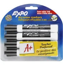 Expo Erase Markers Dry Low Odor